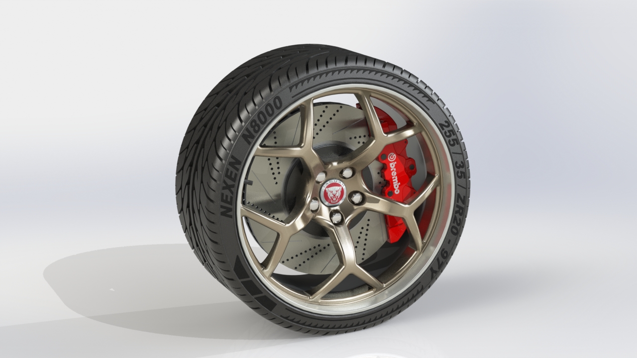 深碟形手指辐条镀铬车轮